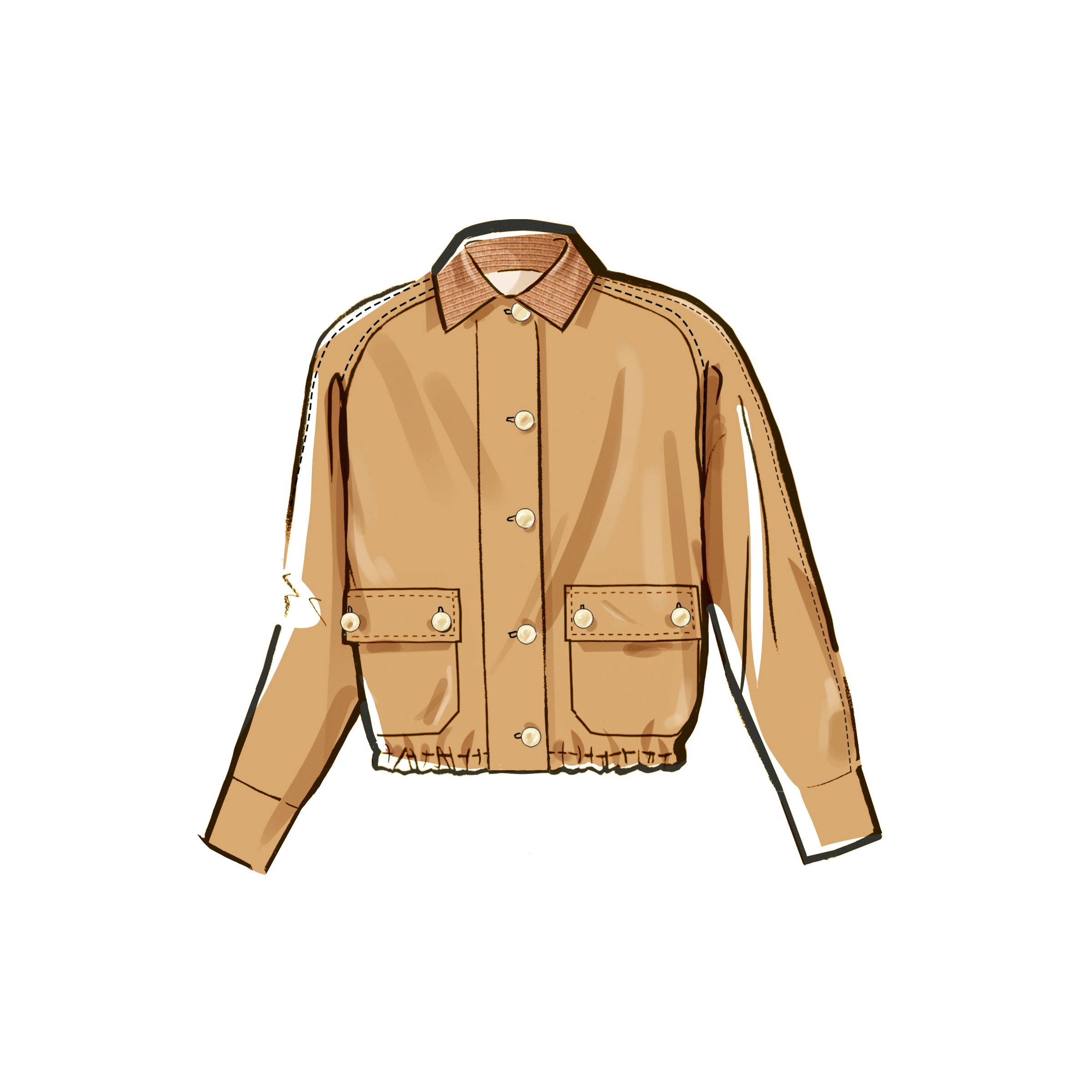 McCalls Schnittmuster M8607 - Jeansjacke - Blouson - Damen – Bild 3