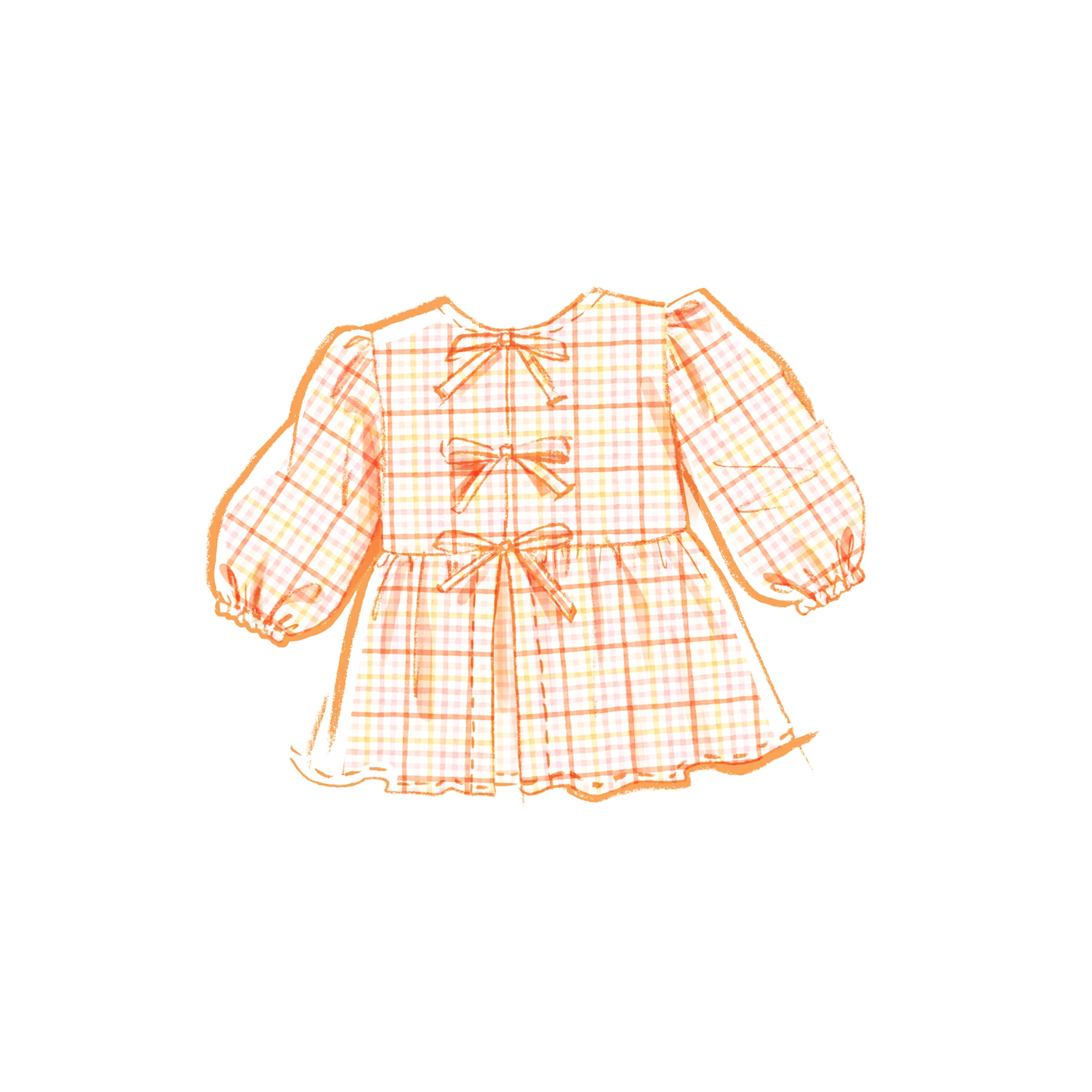 McCalls Schnittmuster M8618 - Kinderbluse - Kleid und Hose – Bild 7