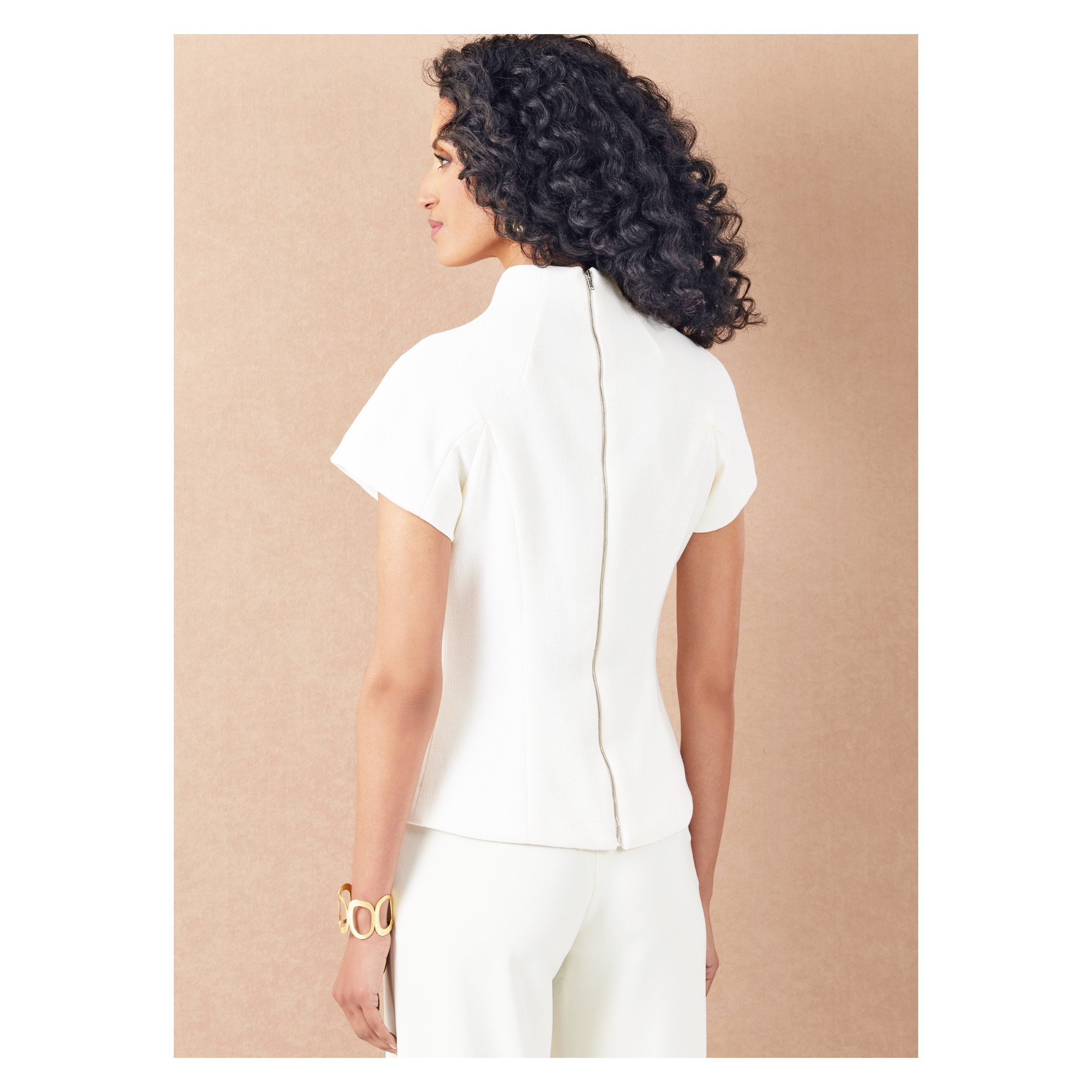 Vogue Schnittmuster V2134 - extravagante Bluse - angeschnittener Arm – Bild 3