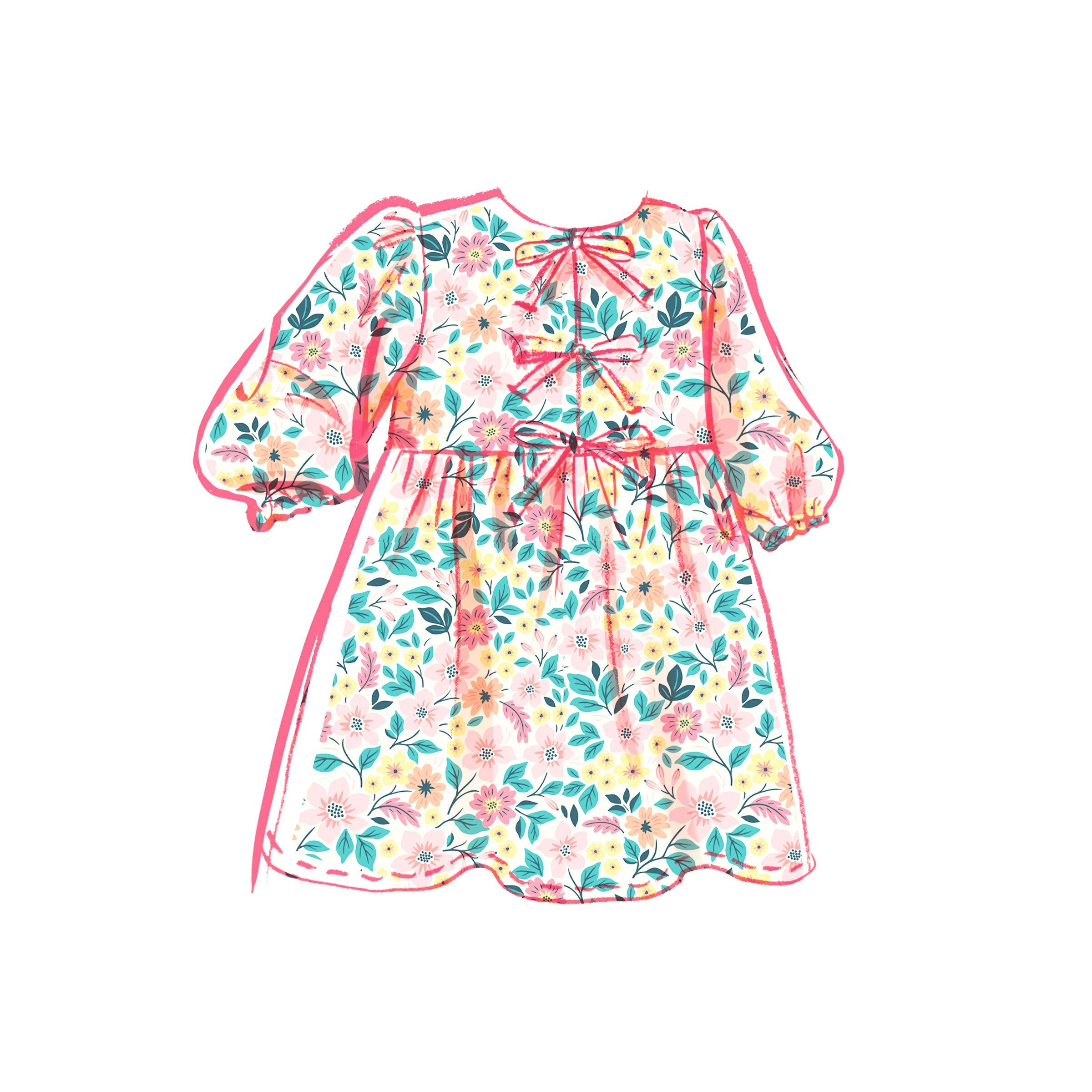 McCalls Schnittmuster M8618 - Kinderbluse - Kleid und Hose – Bild 8