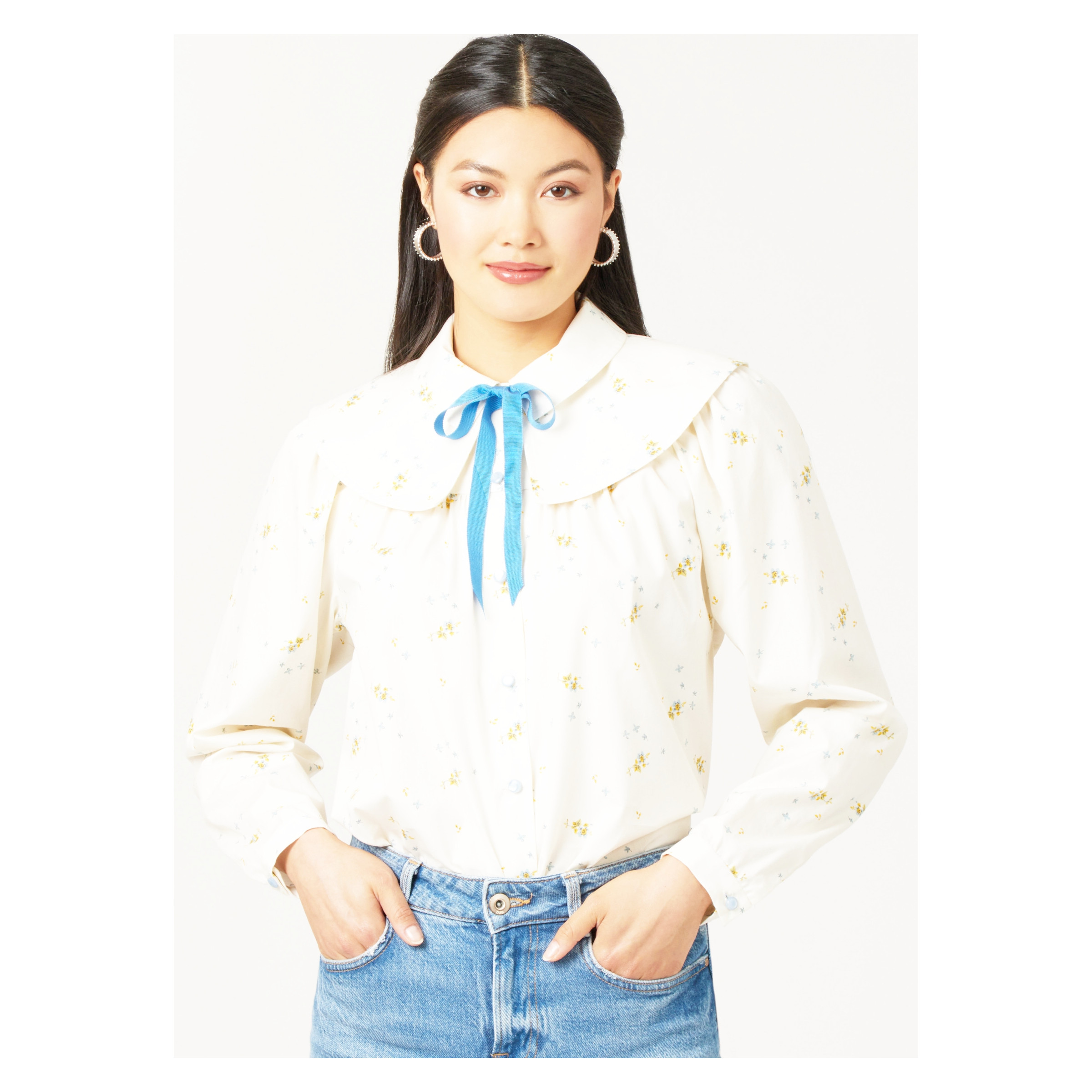 McCalls Schnittmuster M8620 - romantisch - verspielte Damenbluse – Bild 4