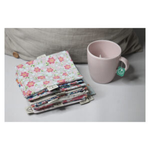 „Ersatzbezug für kleine Handwärmer, Taschenwärmer, Babykissen oder Kühlkissen – in verschiedenen Stoffmustern erhältlich.“