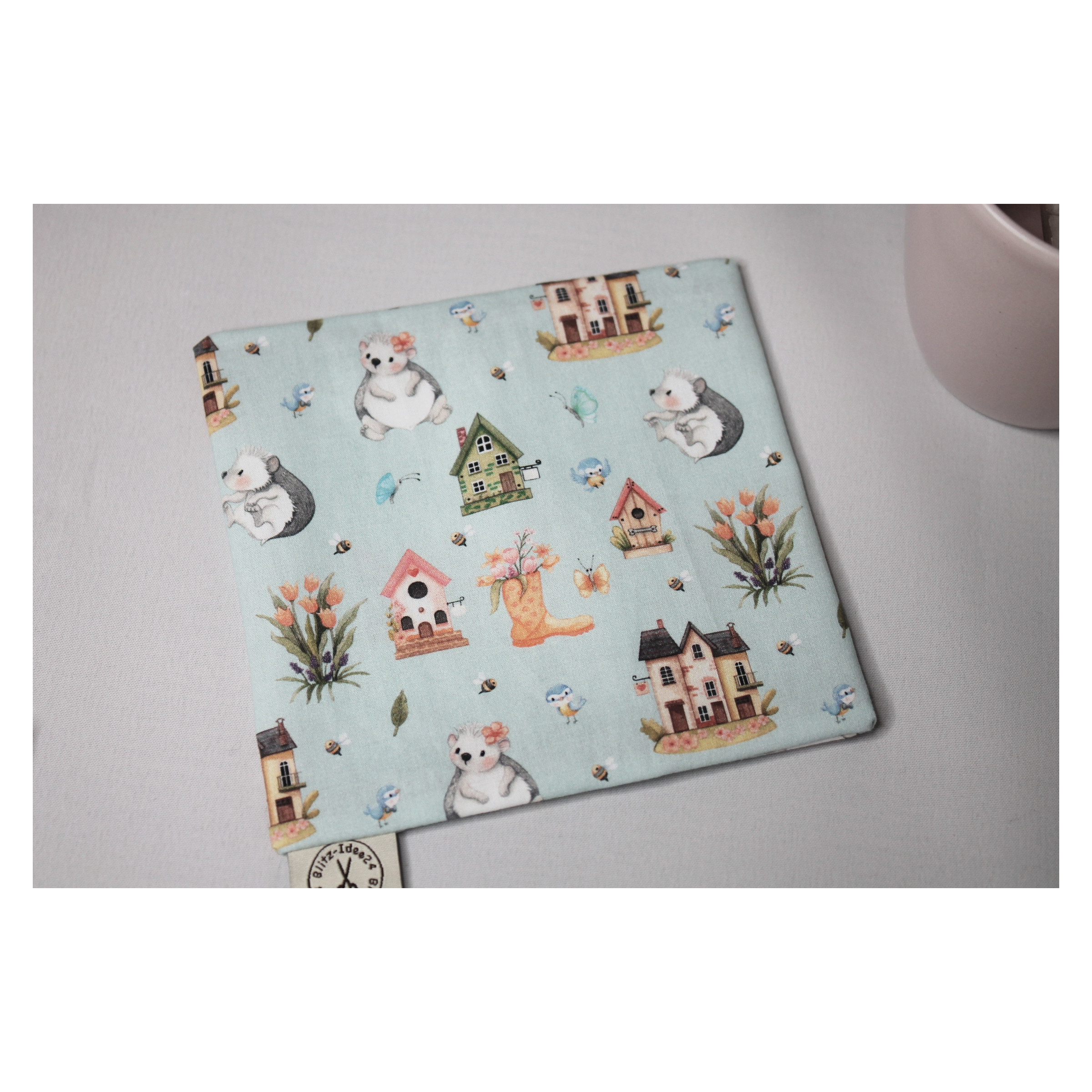 kleines Körnerkissen, verschiedene Stoffmuster -Handwärmer -Taschenwärmer -Babykissen -Kühlkissen – Bild 3