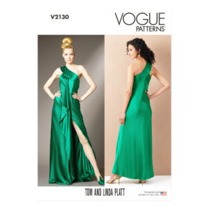 Vogue Schnittmuster V2130 für ein extravagantes Abendkleid