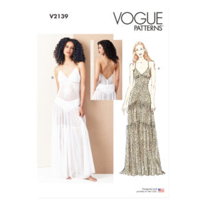 Vogue Schnittmuster V2139 für extravagante Nachtwäsche für Damen