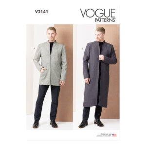 Vogue Schnittmuster V2141 für eine Herrenjacke in zwei Längen