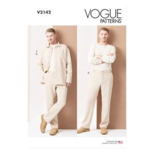 Vogue Schnittmuster V2142 für Herrenhemd und Hose