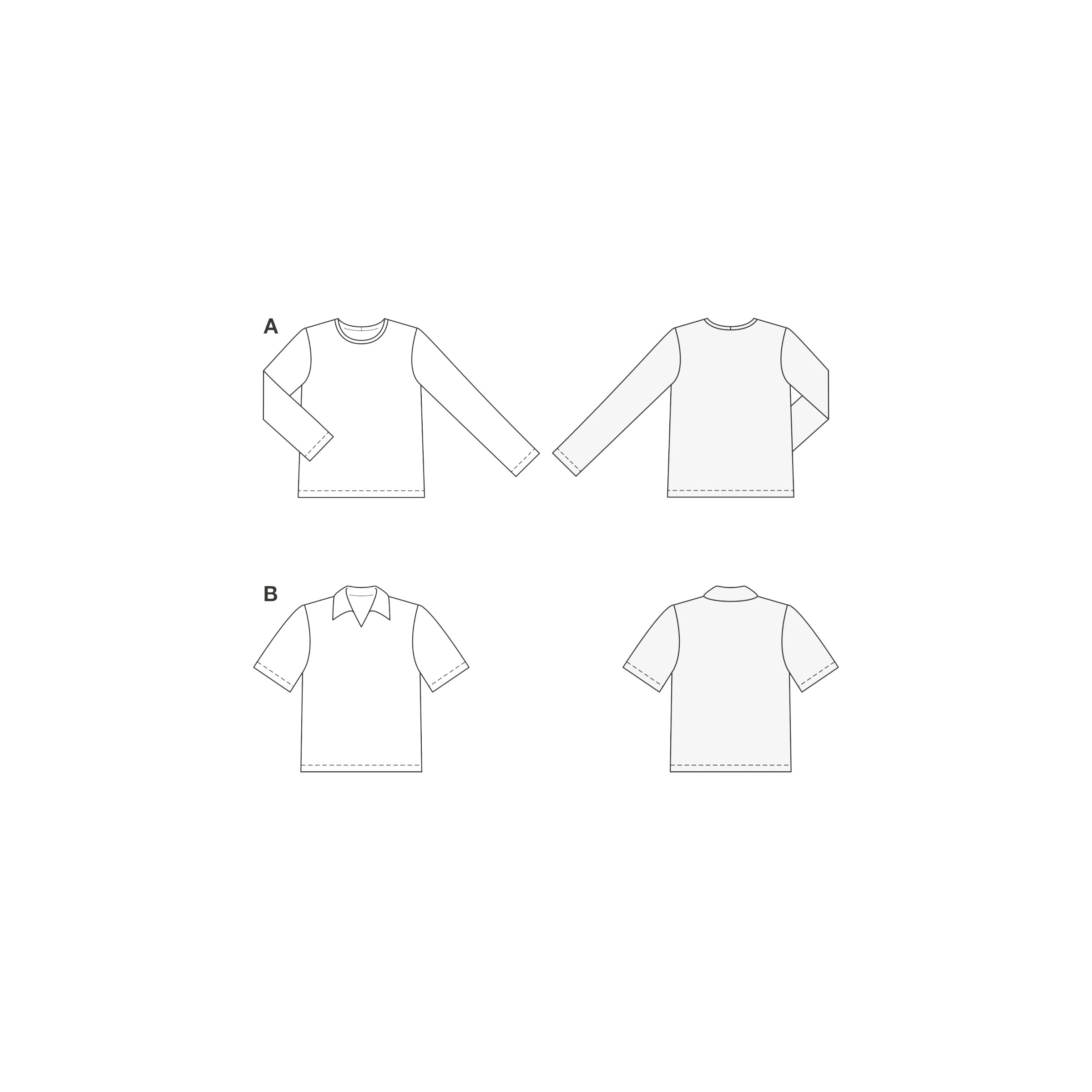 Burda Style Schnittmuster 5641 Herren T-Shirt & Longsleeve | Shirt Schnittmuster Männer | Basic nähen | Burda Pattern – Bild 8