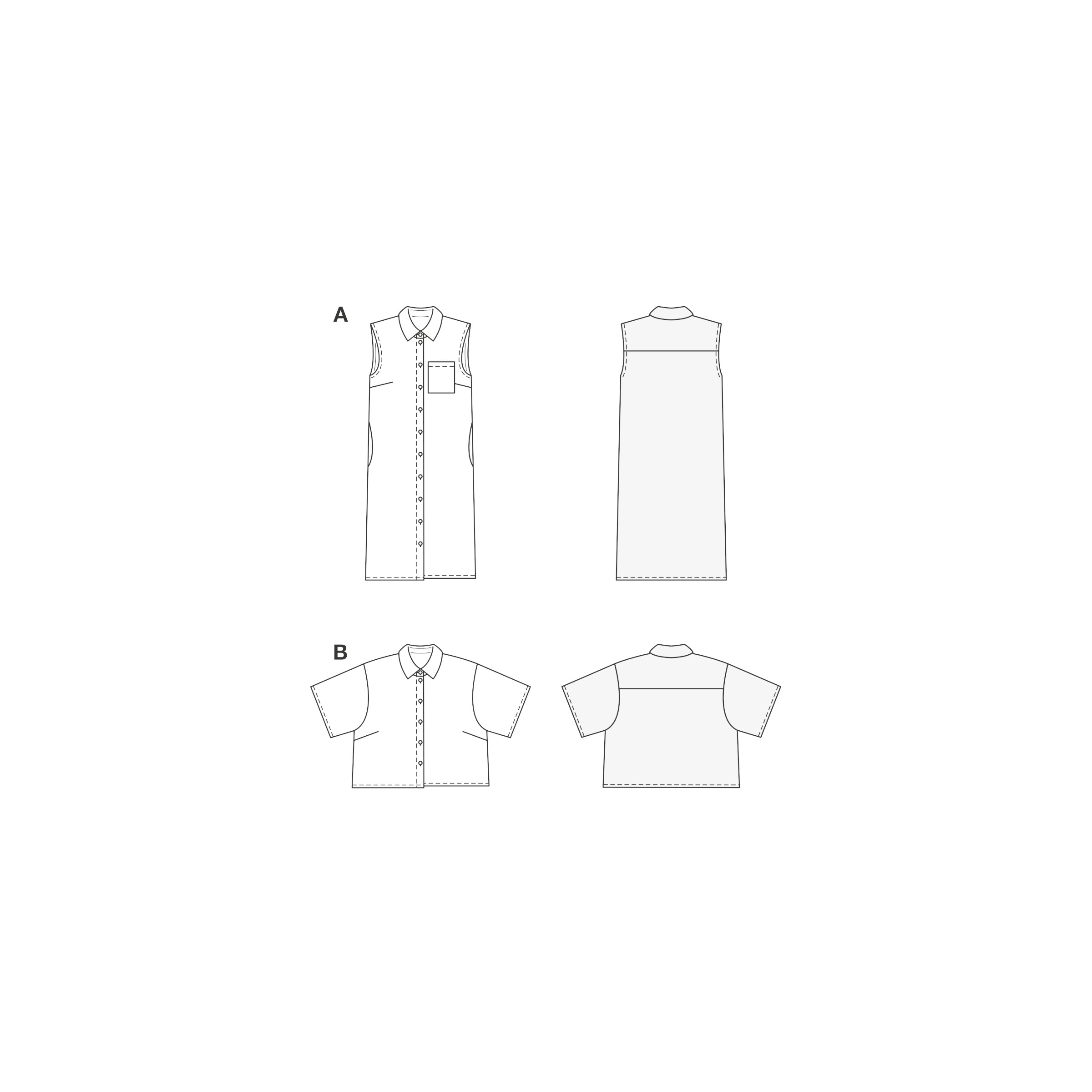 Burda Style Schnittmuster 5644 – Ärmelloses Kleid oder schlichte Bluse nähen – Bild 8