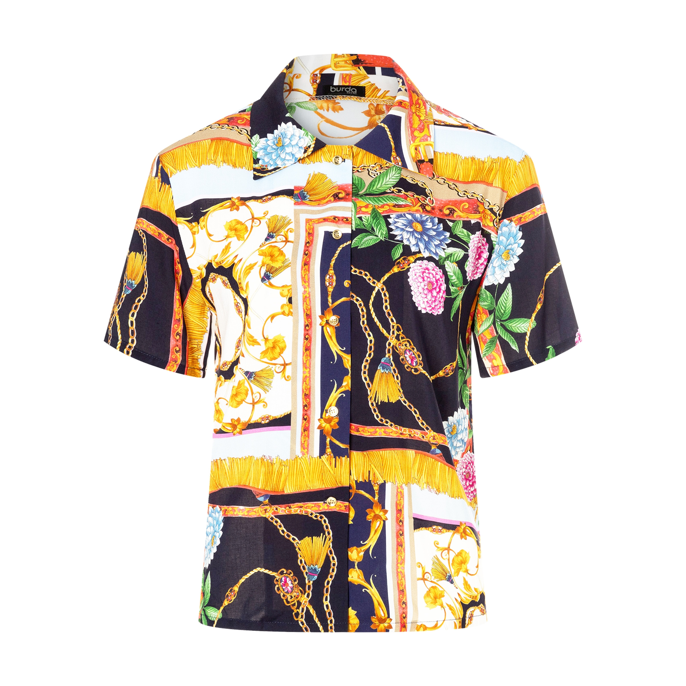 Burda Style Schnittmuster 5646 – Blusenjacke Damen | Leichte Jacke nähen – Bild 5