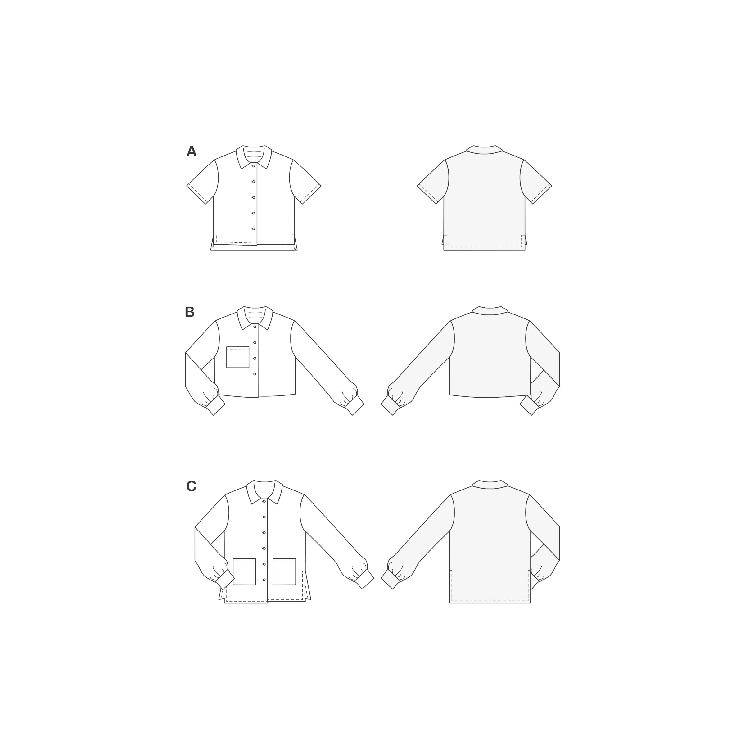 Burda Style Schnittmuster 5646 – Blusenjacke Damen | Leichte Jacke nähen – Bild 8