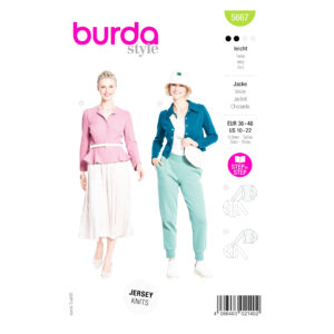 Burda Style Schnittmuster 5667 kurze taillierte Damenjacke
