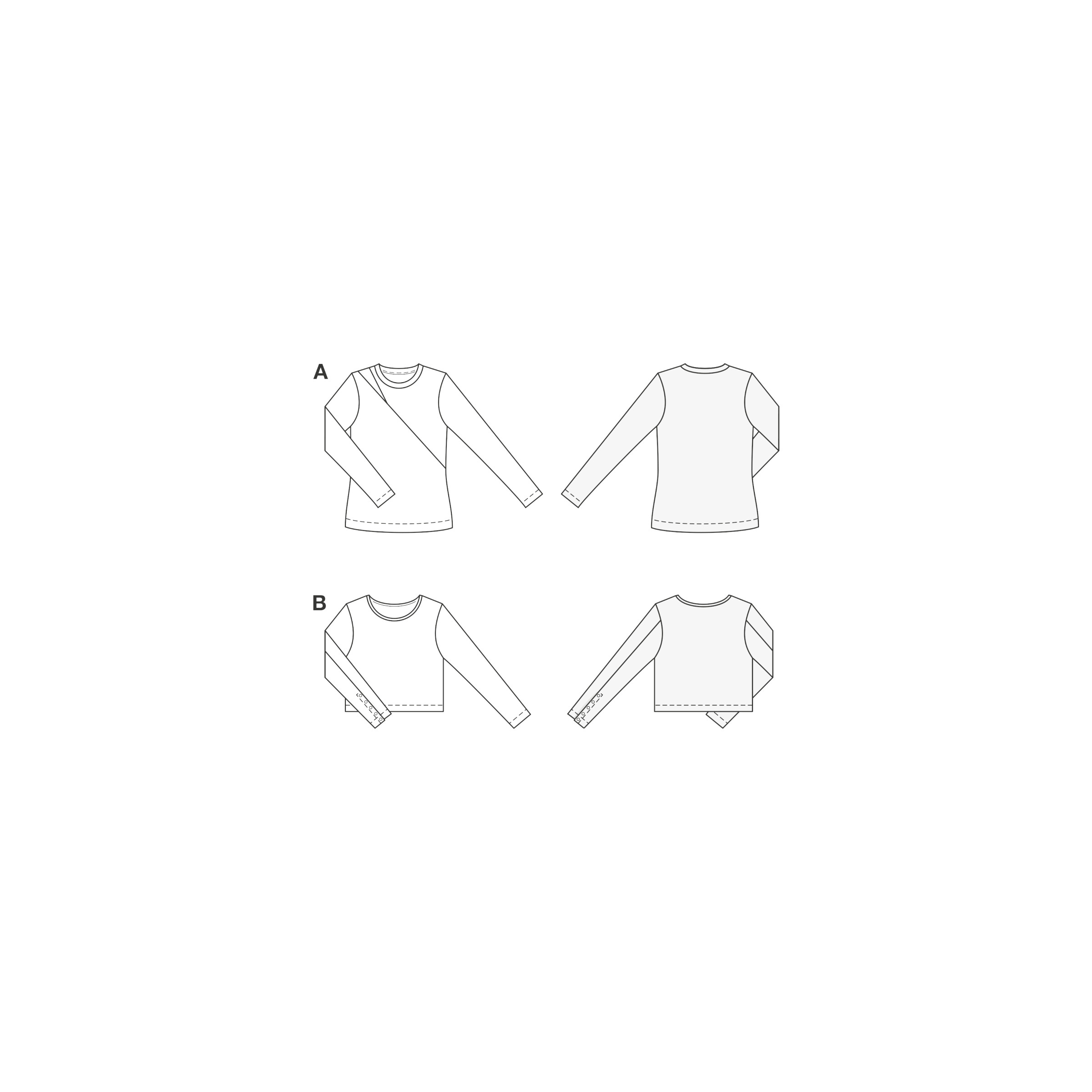 Burda Style Schnittmuster 5674 schlichtes, einfaches Damenshirt – Bild 8