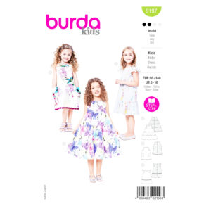 Burda Kids Schnittmuster 9197 Sommerkleid für Mädchen
