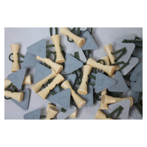 Knebelknopf für Kinderbekleidung Hwllgrau /oliv