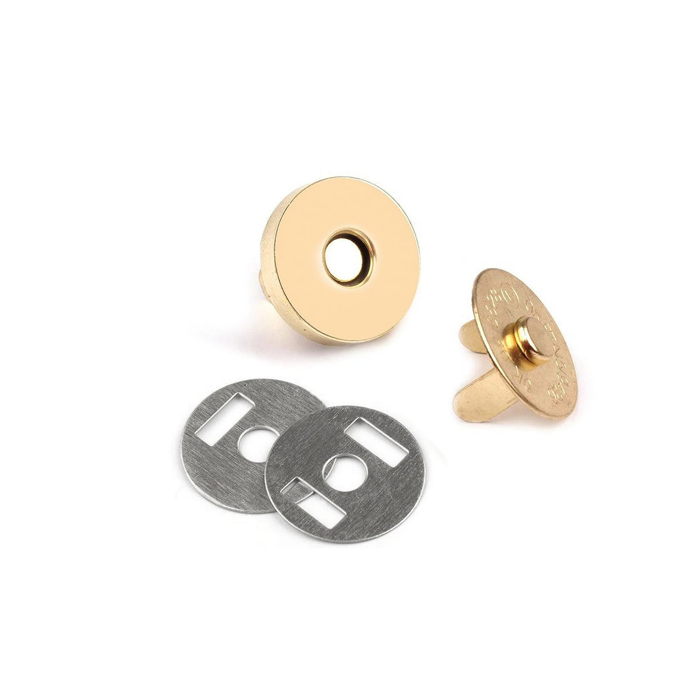 4x Magnetknopf für Taschen - Magnetverschluss - Nähfrei - 18mm/ 3 mm - verschiedene Farben – Bild 3