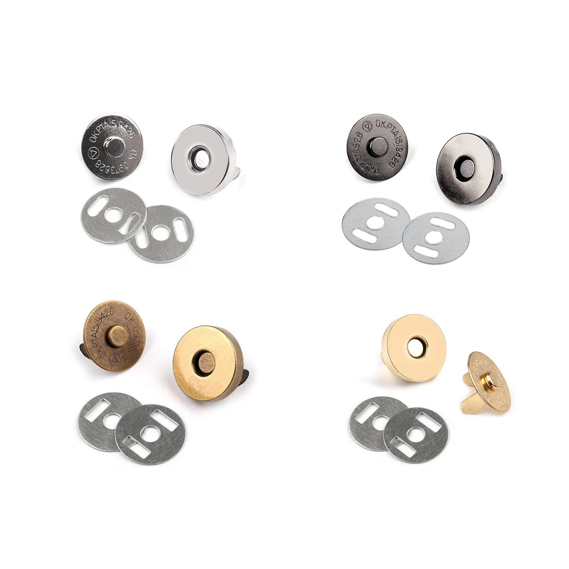 Magnetknöpfe 18 mm nähfrei für Taschen