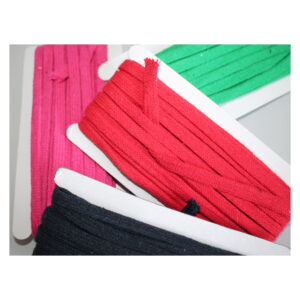 10 m Flachkordel, 10mm breit aus Baumwolle für Hoodies und Taschen