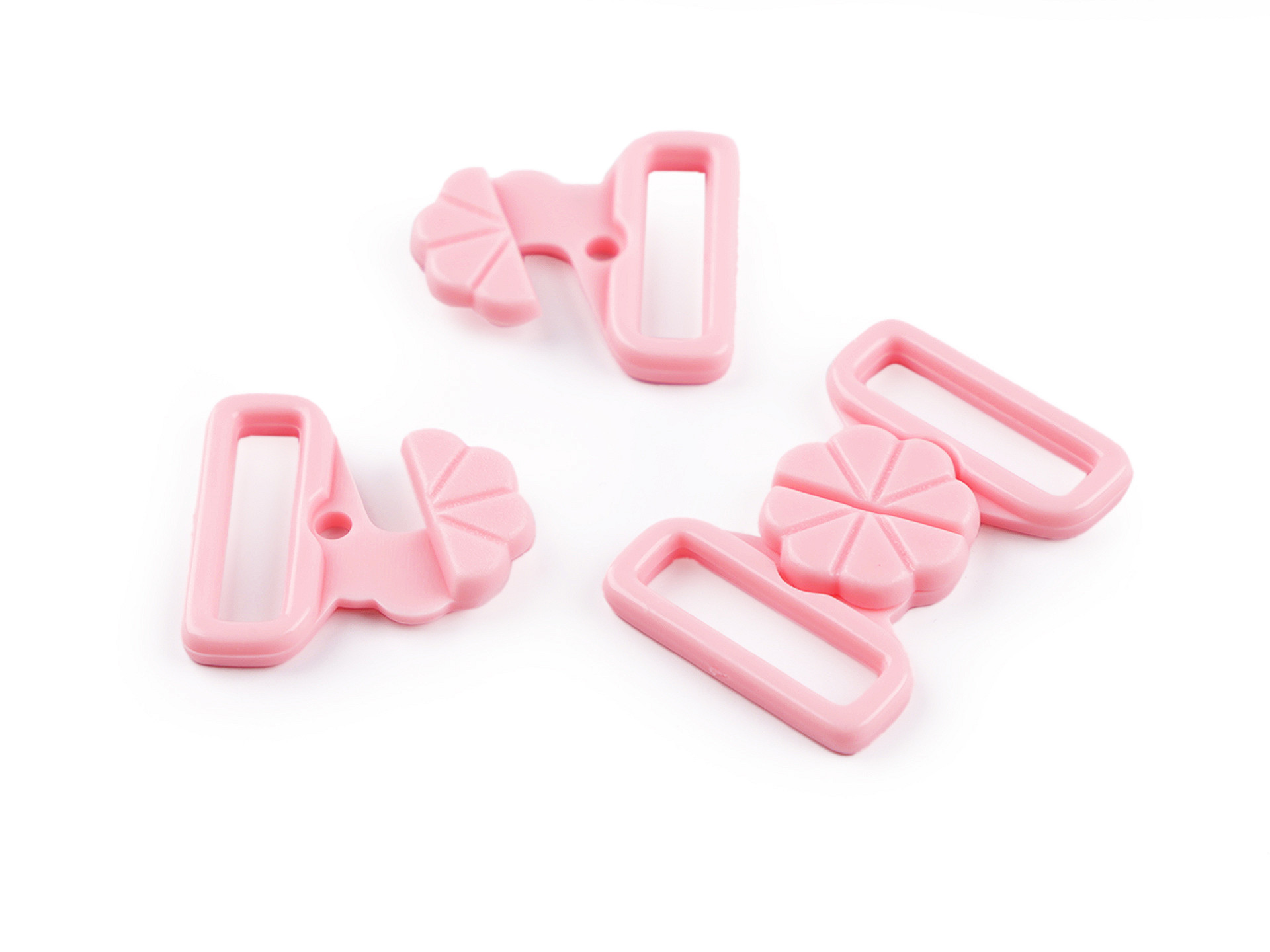 0.80 EUR/Stck.- 4 x Verschluss für Bikini - Breite 17 mm - Kunststoff – Bild 4