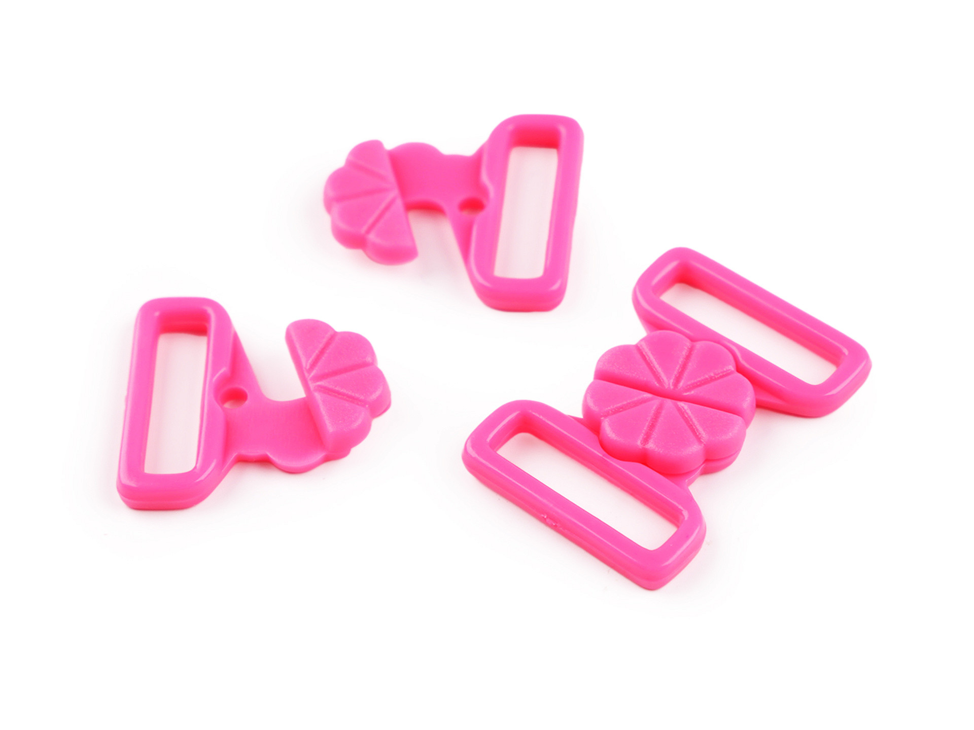 0.80 EUR/Stck.- 4 x Verschluss für Bikini - Breite 17 mm - Kunststoff – Bild 5
