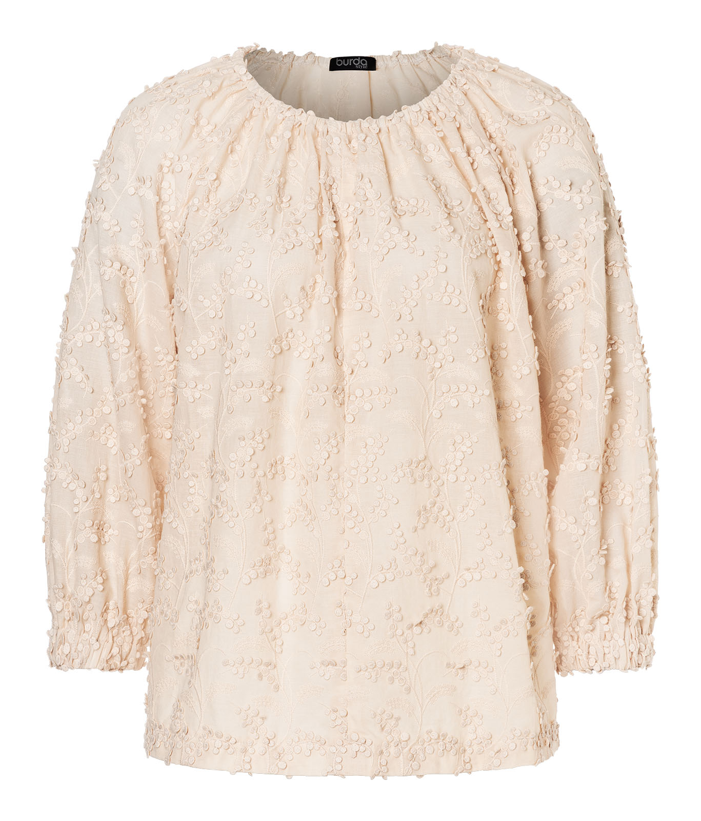Burda Easy Schnittmuster - 5592 - lässig weite Damenbluse mit Kragen – Bild 4