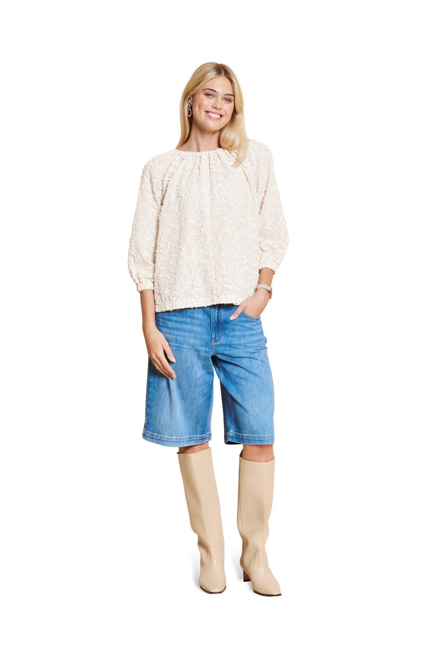 Burda Easy Schnittmuster - 5592 - lässig weite Damenbluse mit Kragen – Bild 3