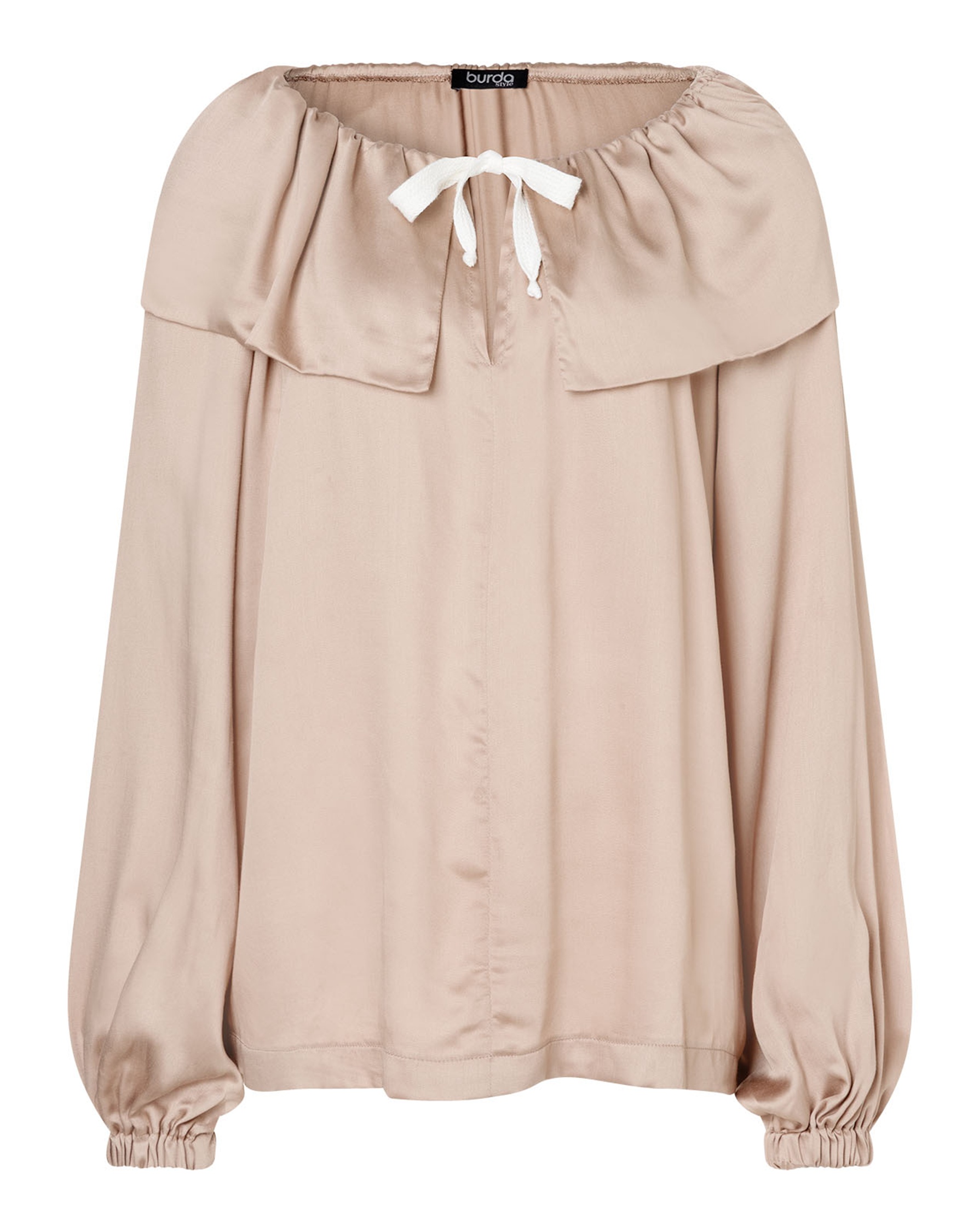 Burda Easy Schnittmuster - 5592 - lässig weite Damenbluse mit Kragen – Bild 7
