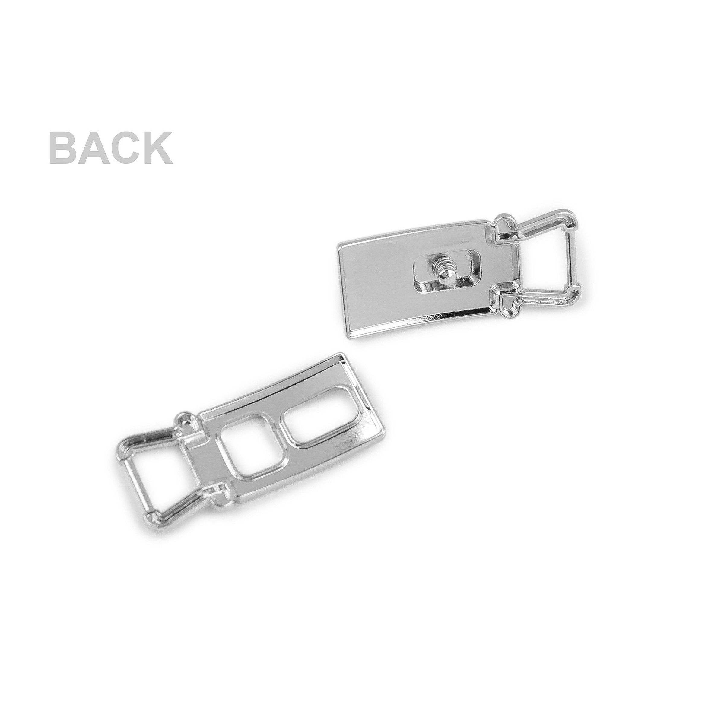 Dekorativer Verschluss für Handtaschen und Accessoires - Durchzug 10 mm – Bild 3