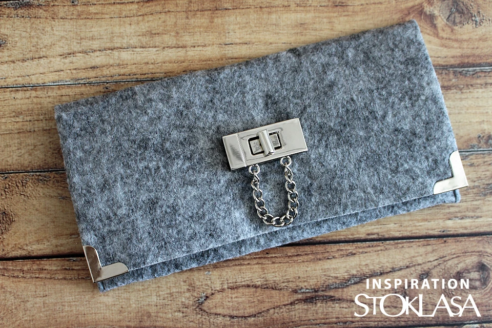 Dekorativer Verschluss für Handtaschen und Accessoires - Durchzug 10 mm – Bild 5