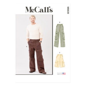 McCalls Schnittmuster M8639 - Herren Cargohose - 2 Längen