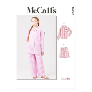 McCalls Schnittmuster M8642 - Nachtwäsche - Schlafanzug
