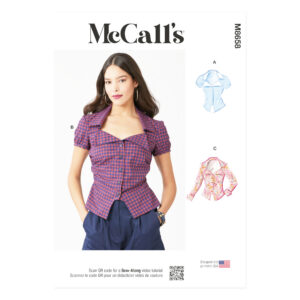 McCall’s Schnittmuster M8658 - Damenoberteil mit Ärmelvarianten
