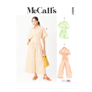 McCalls Schnittmuster M8661 - Overall für Damen