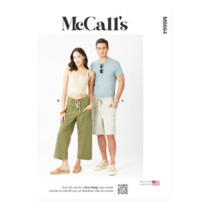 McCalls Schnittmuster M8664 - Unisex Hose - Shorts