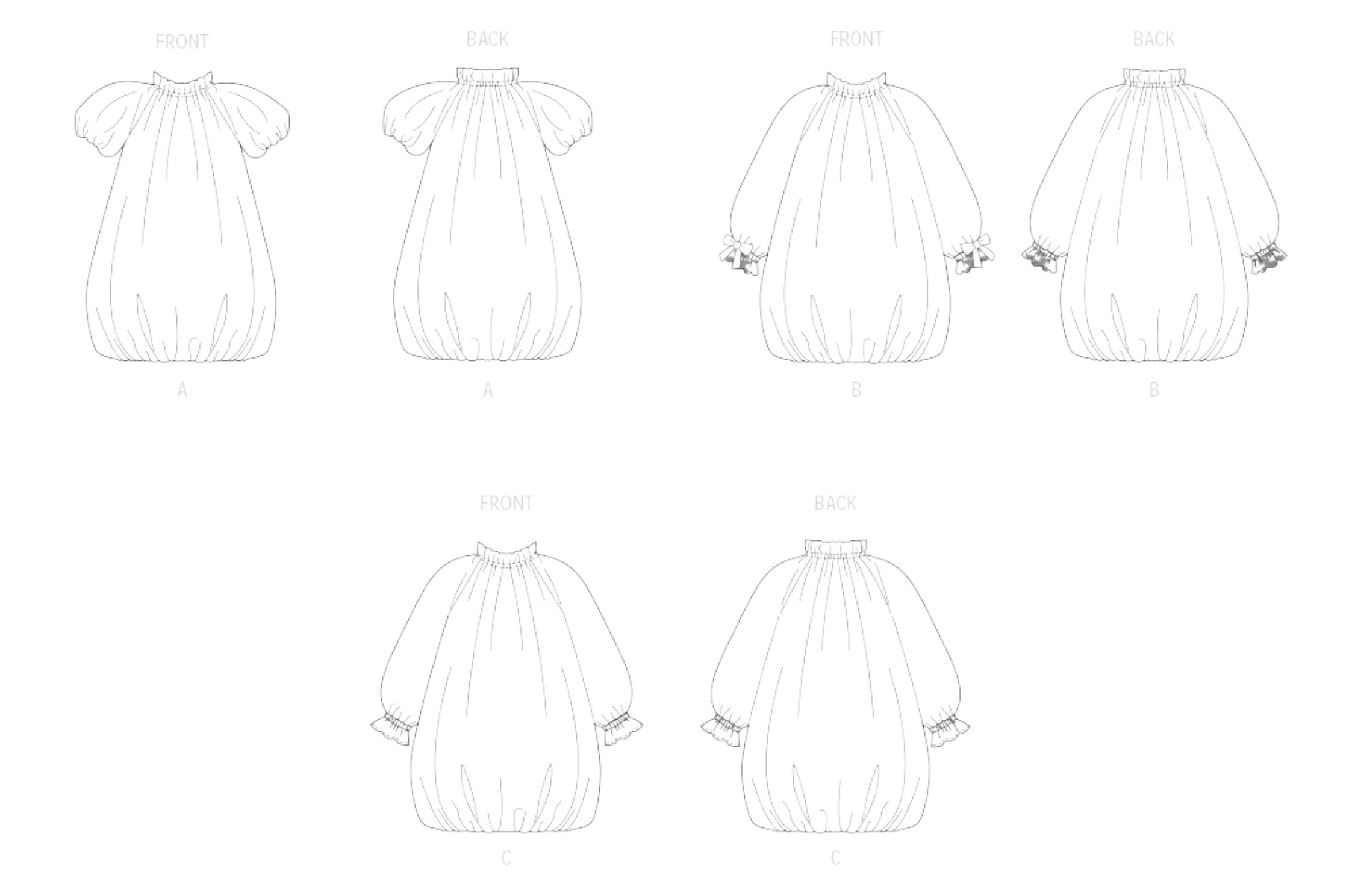 McCalls Schnittmuster M8641 - festliches Kleid für Mädchen – Bild 5