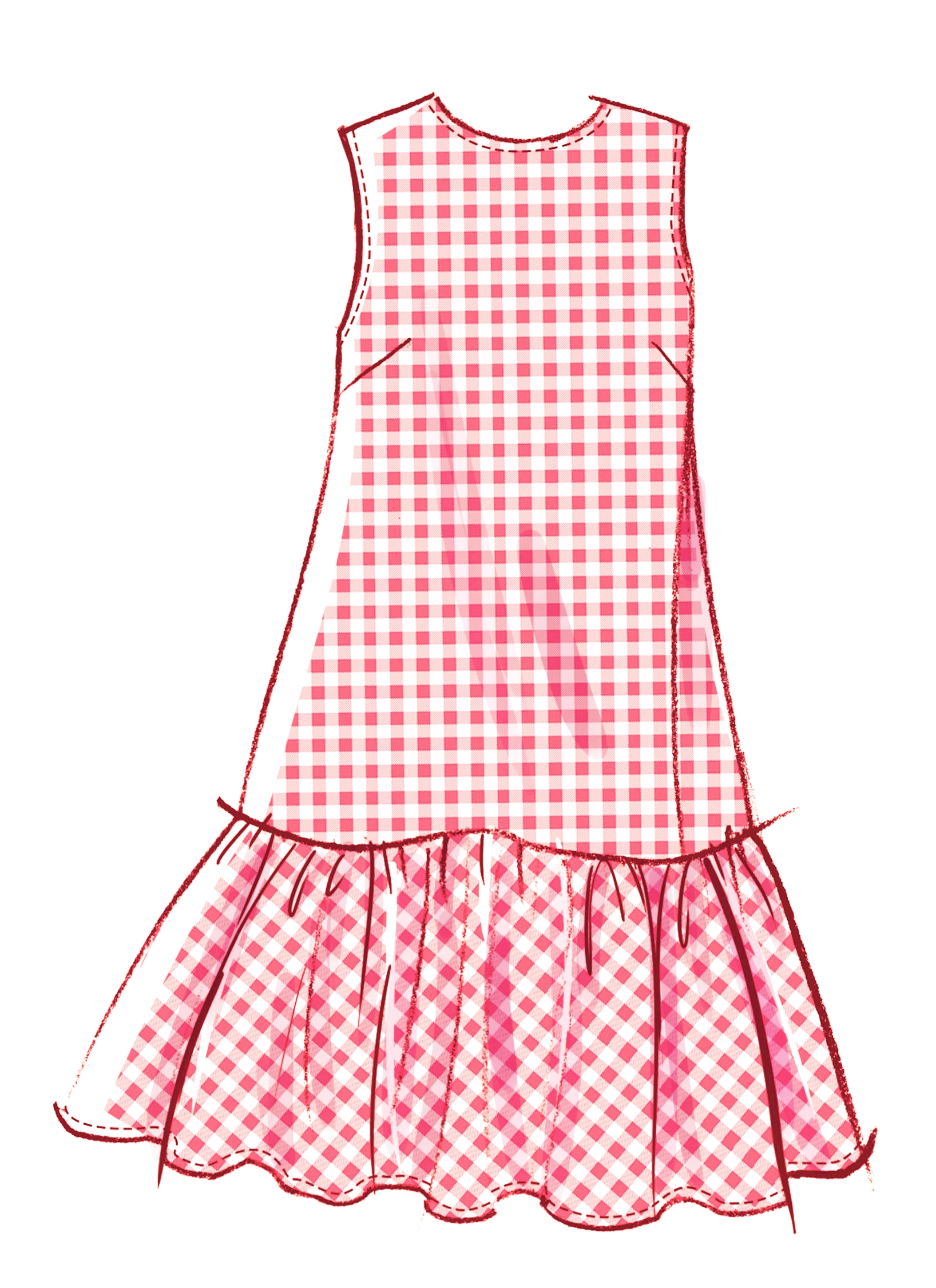 McCall’s Schnittmuster M8651 - Minikleid mit Volant am Rock – Bild 3