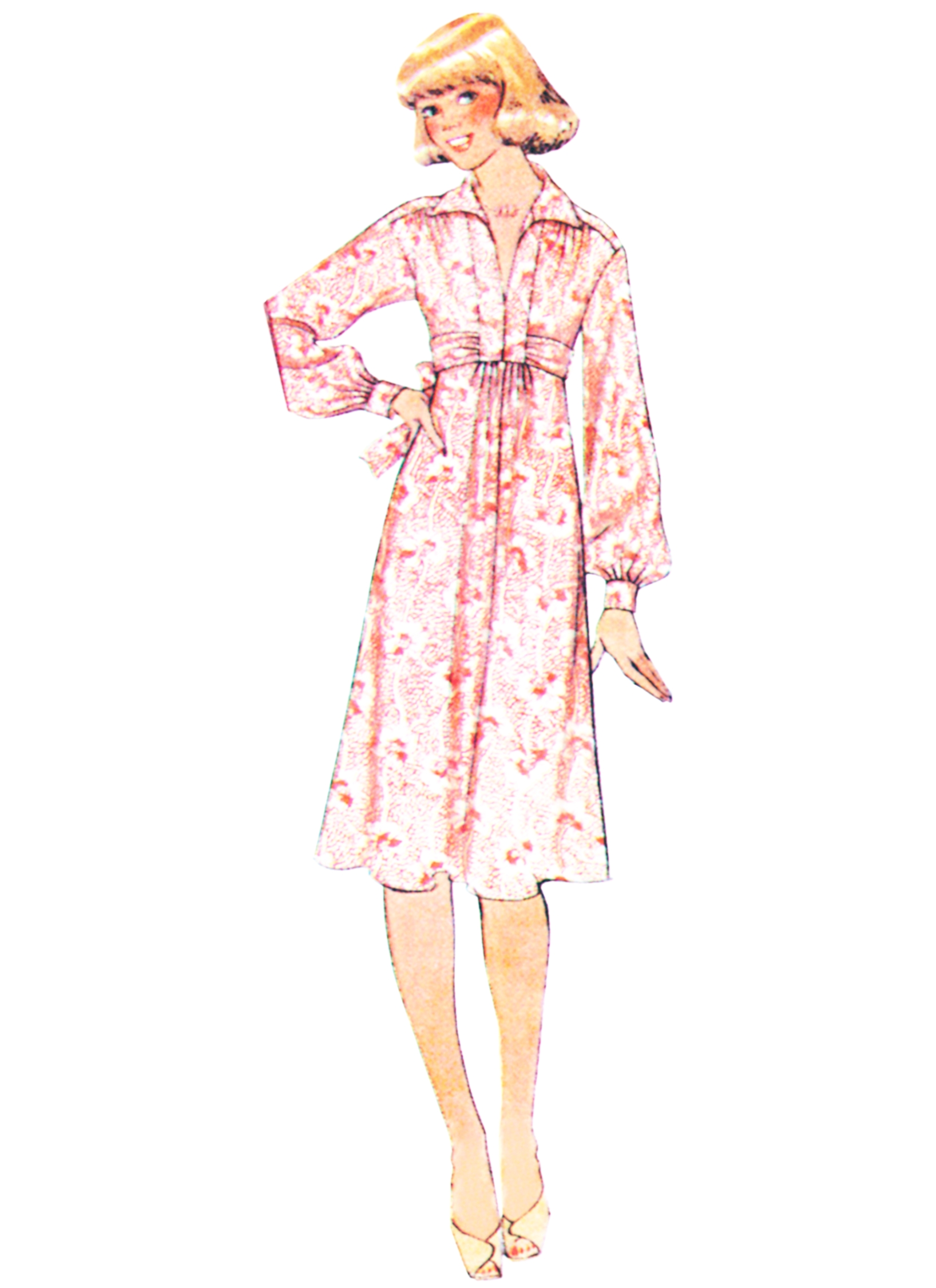 McCalls Schnittmuster M8667 - Vintage Kleid aus den 70er Jahren – Bild 3