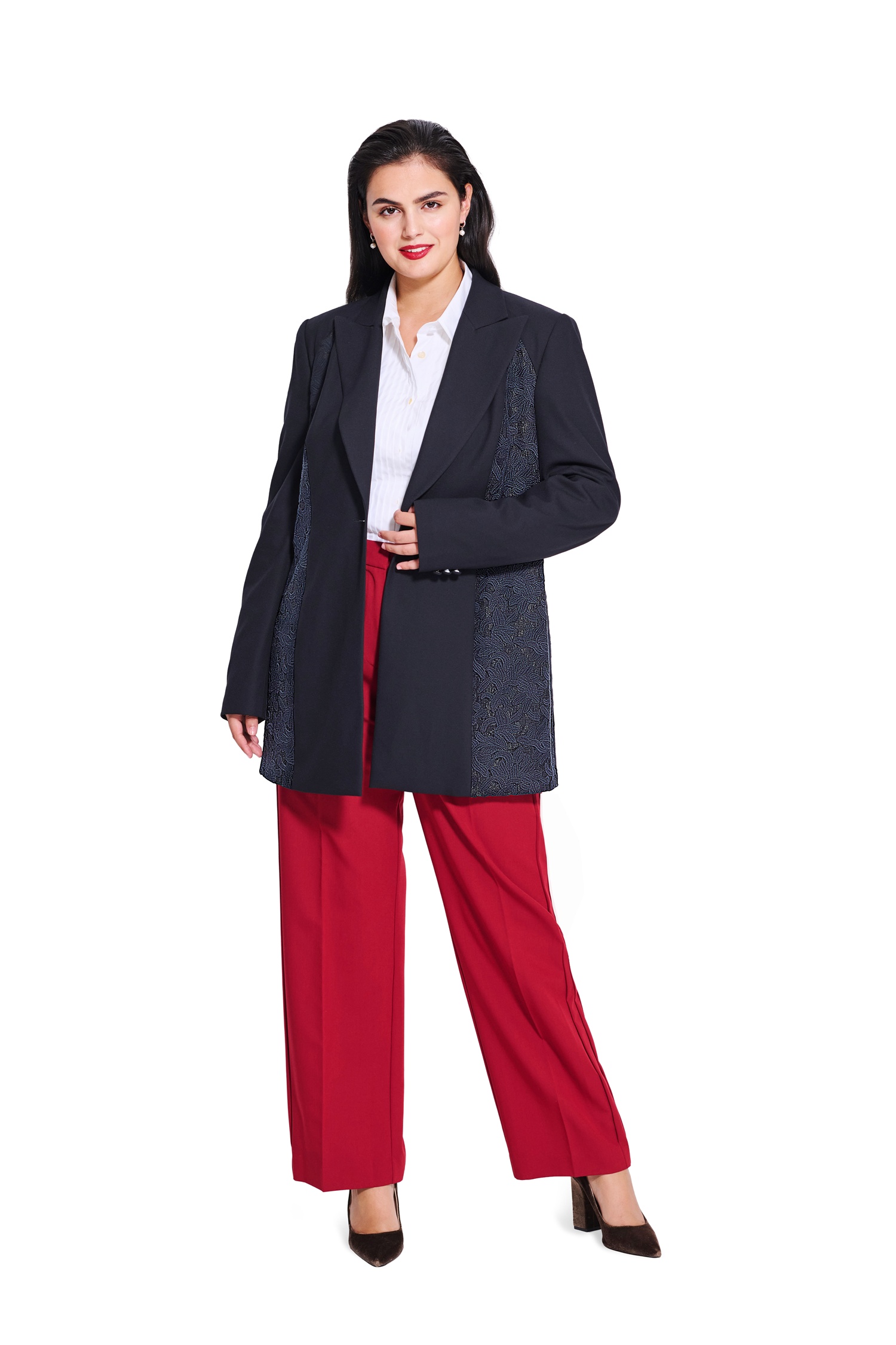 Burda Style Schnittmuster Nr. 5601 - Damenblazer mit Schulterpolster – Bild 2