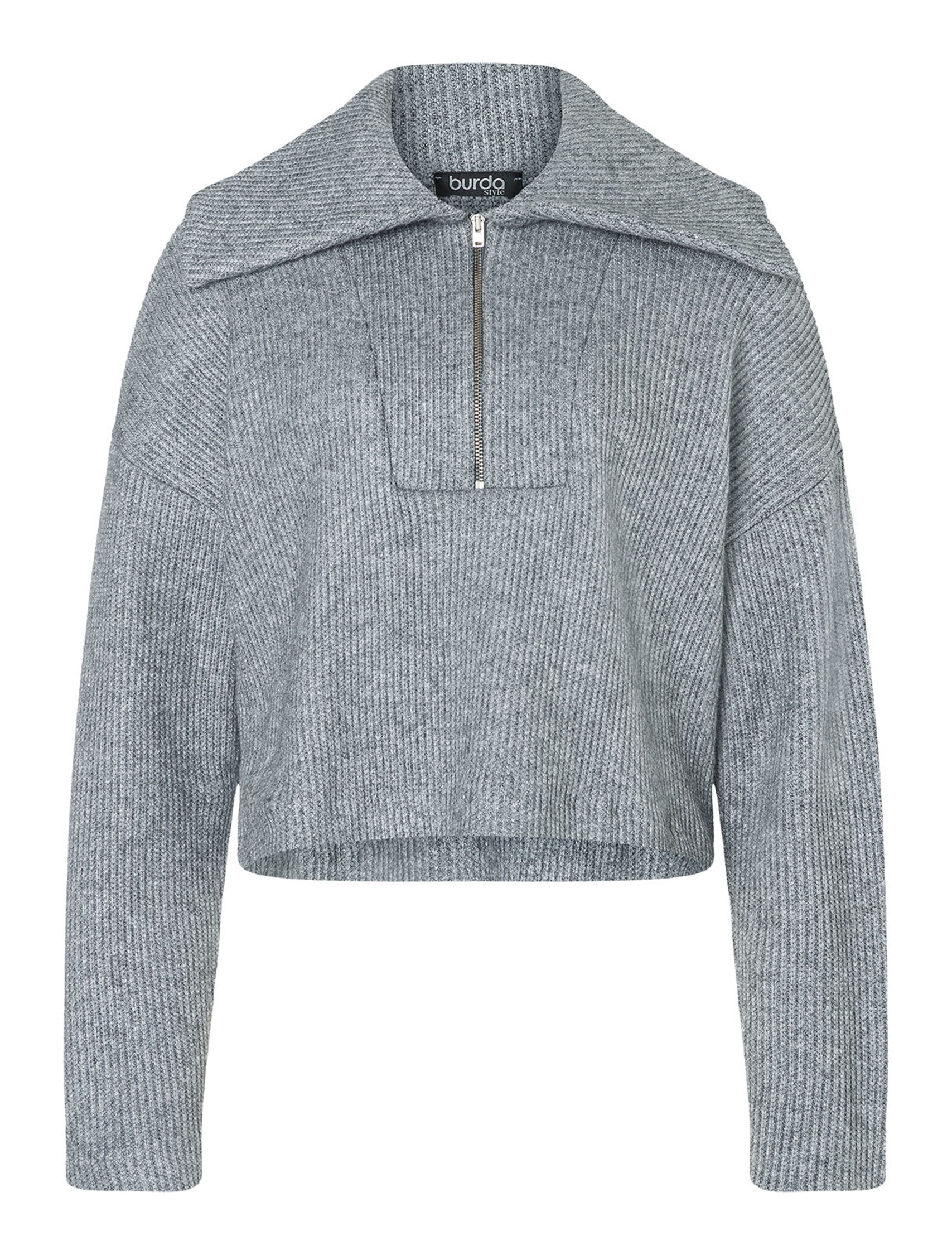Burda Style Schnittmuster Nr. 5608 - Damenpullover - Troyer – Bild 3