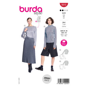 Burda Style Schnittmuster Nr. 5610 - Damenpullover - Damenshirt