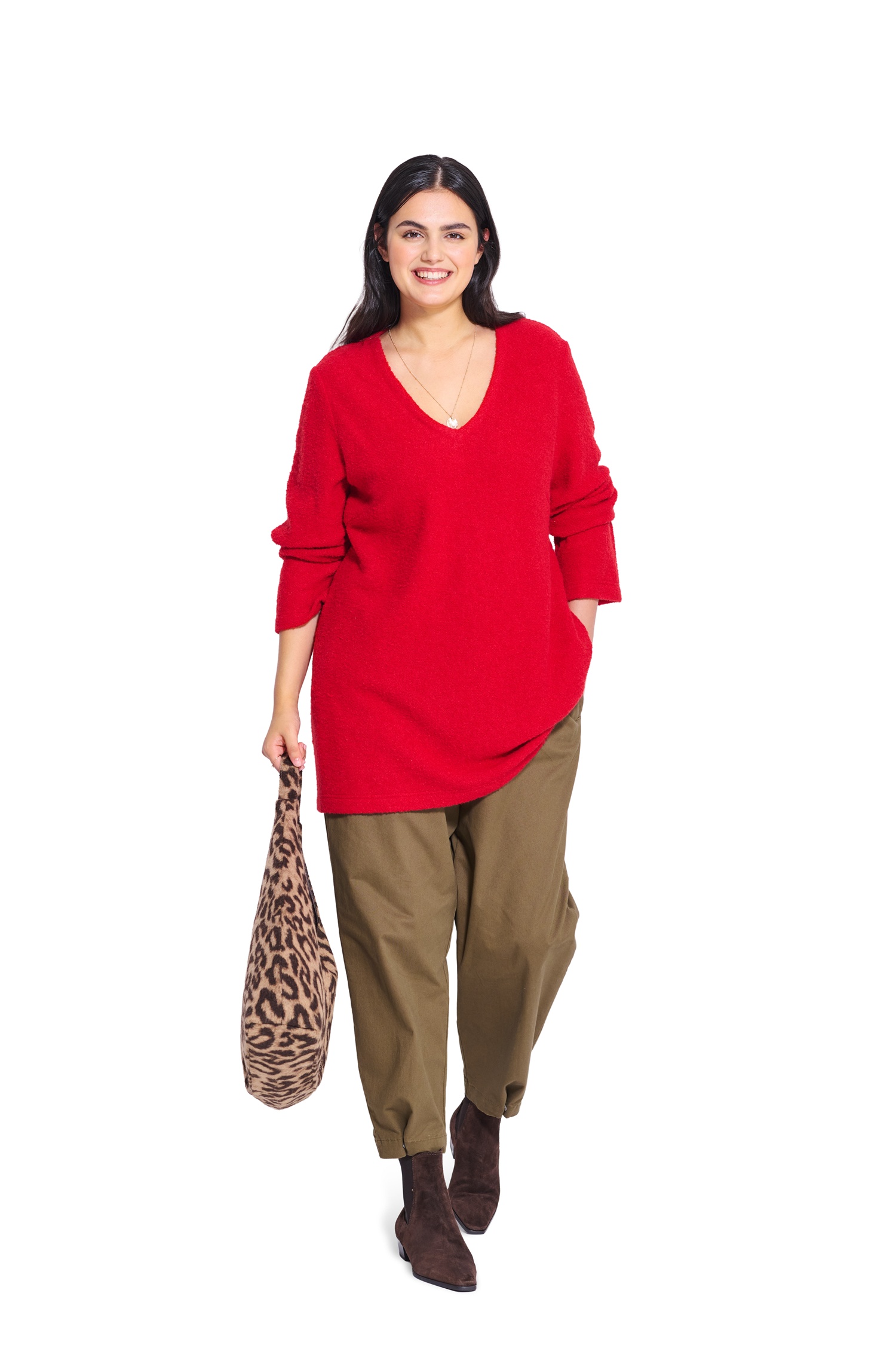 Burda Style Schnittmuster Nr. 5612 - Damenshirt mit V-Ausschnitt und Wickelkragen – Bild 5
