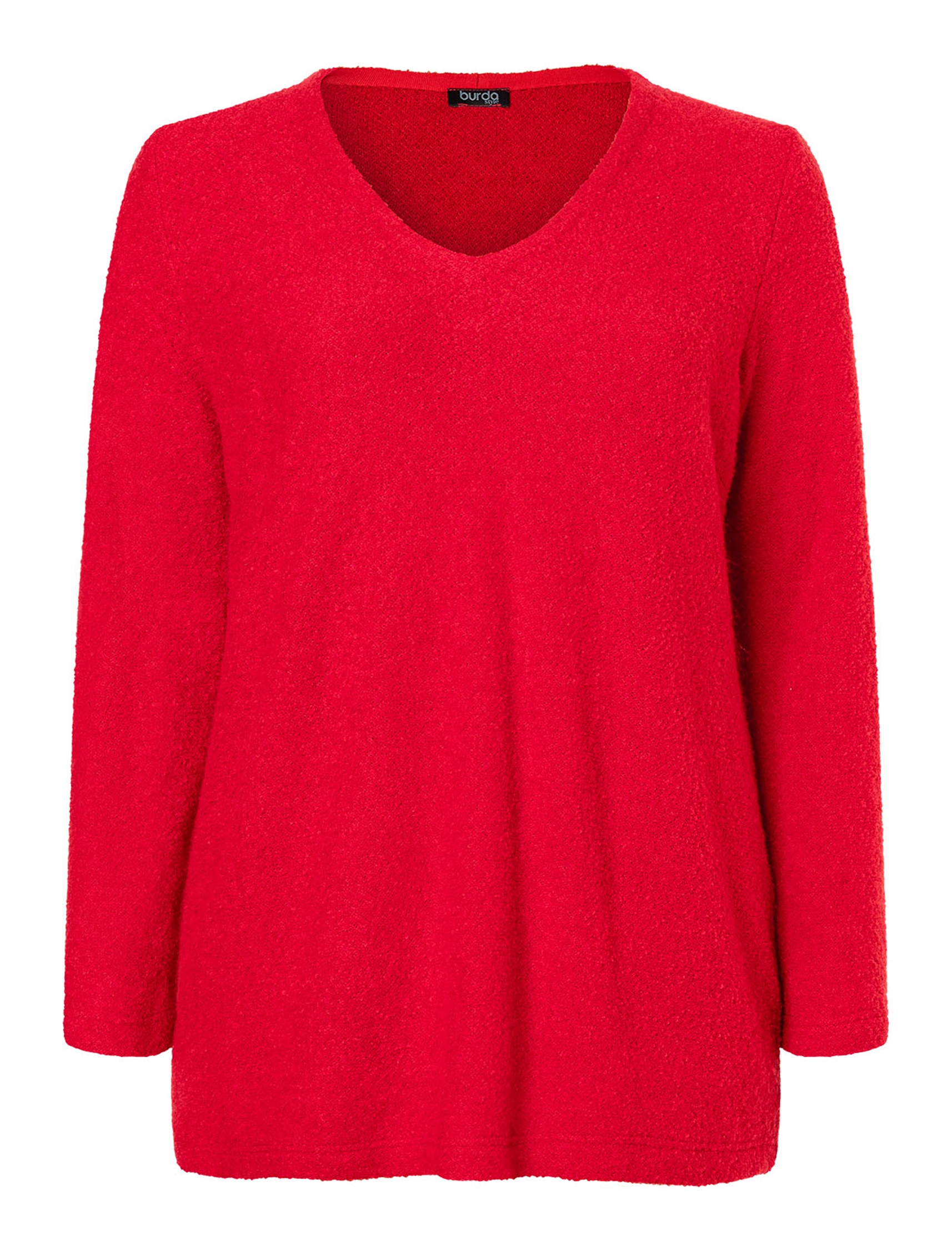 Burda Style Schnittmuster Nr. 5612 - Damenshirt mit V-Ausschnitt und Wickelkragen – Bild 6