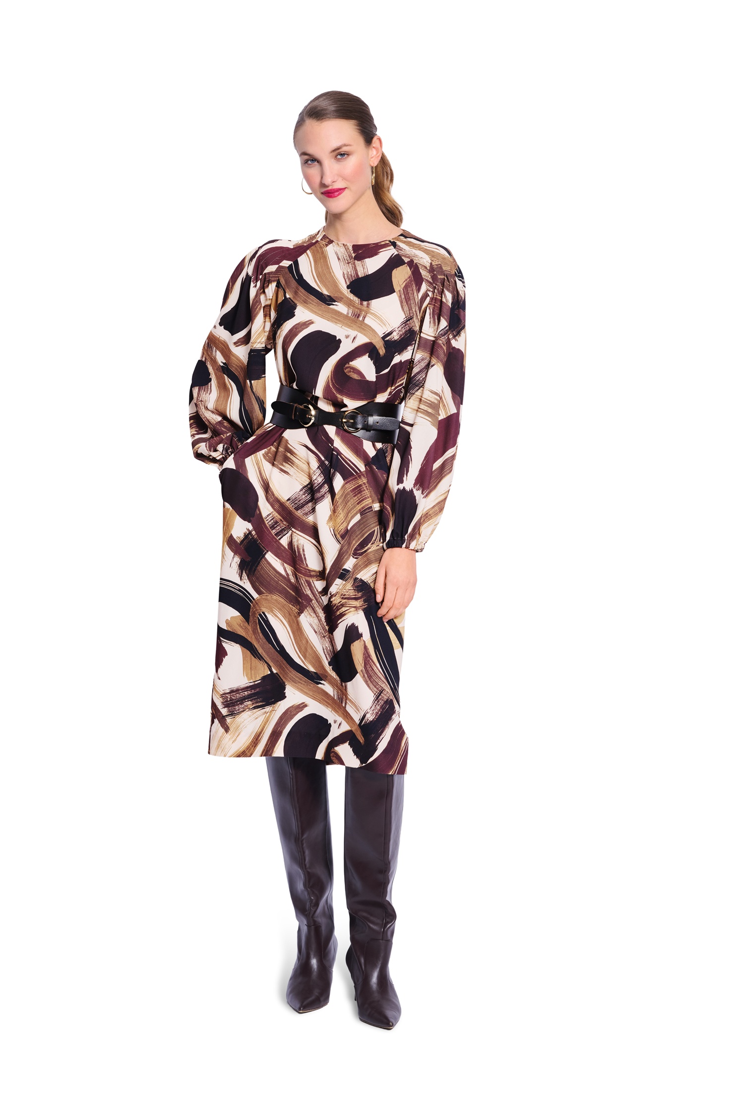 Burda Style Schnittmuster Nr. 5614 - schlichtes Kleid mit Raglanärmel – Bild 2