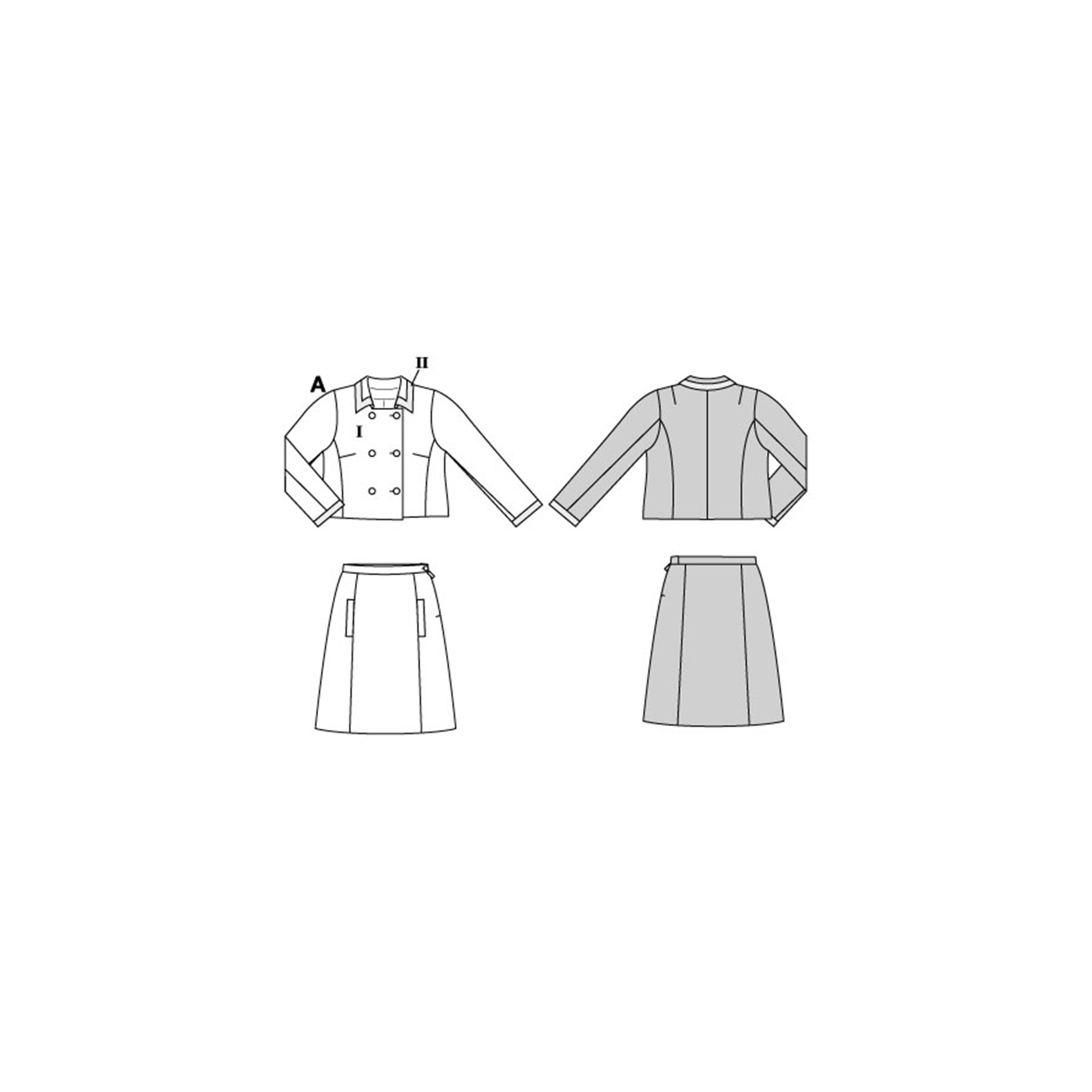 Burda Style Schnittmuster Nr. 5617 - Damenkostüm – Bild 9