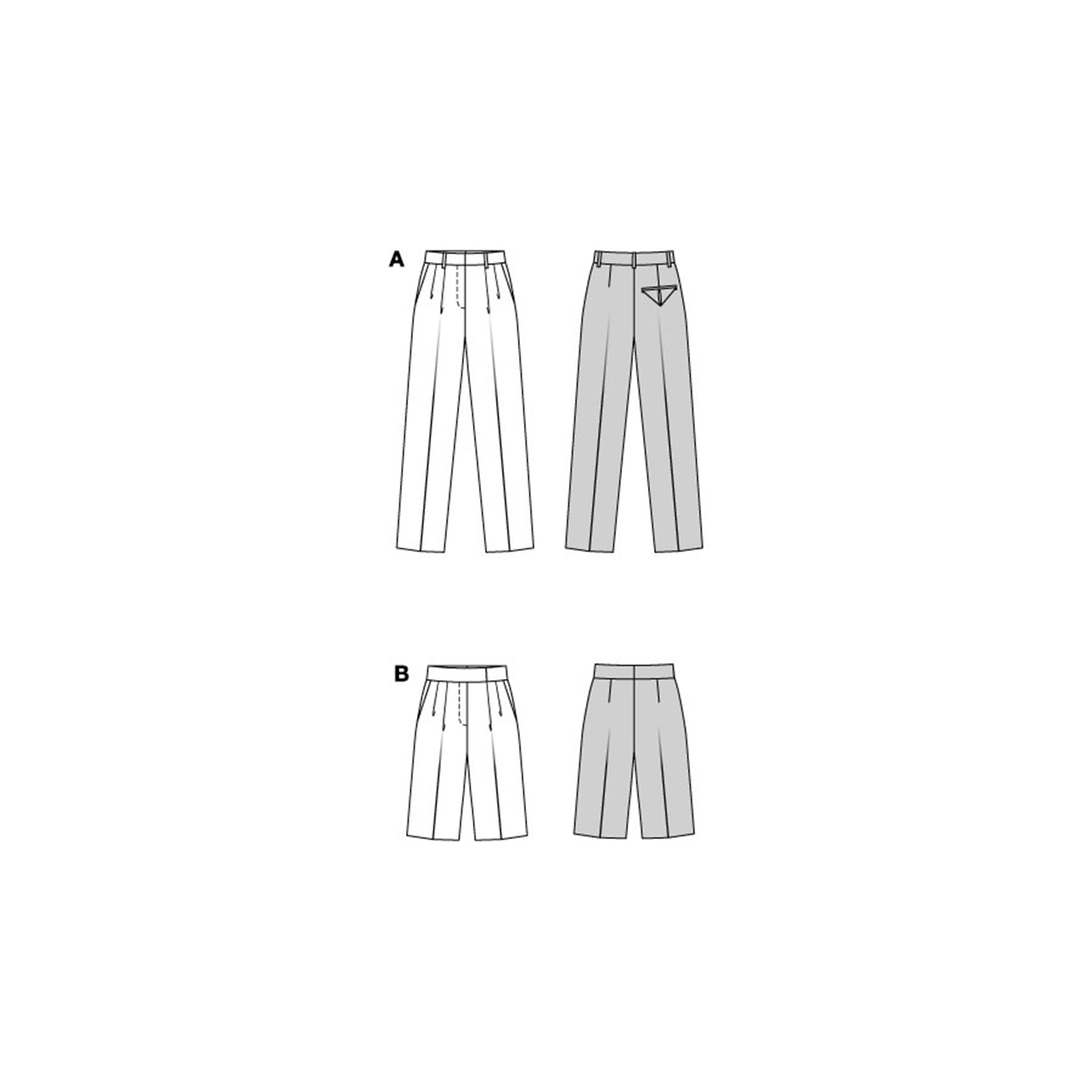 Burda Style Schnittmuster Nr. 5626 - elegante Damenhose mit Bundfalte – Bild 9