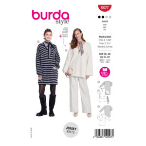 Burda Style Schnittmuster Nr. 5627 - Damenshirt- Minikleid