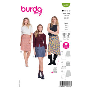 Burda Style Schnittmuster Nr. 5660 - Damenrock in drei Varianten