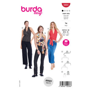 Burda Style Schnittmuster Nr. 5664 - Wickeloberteil - Wickeltop für Damen