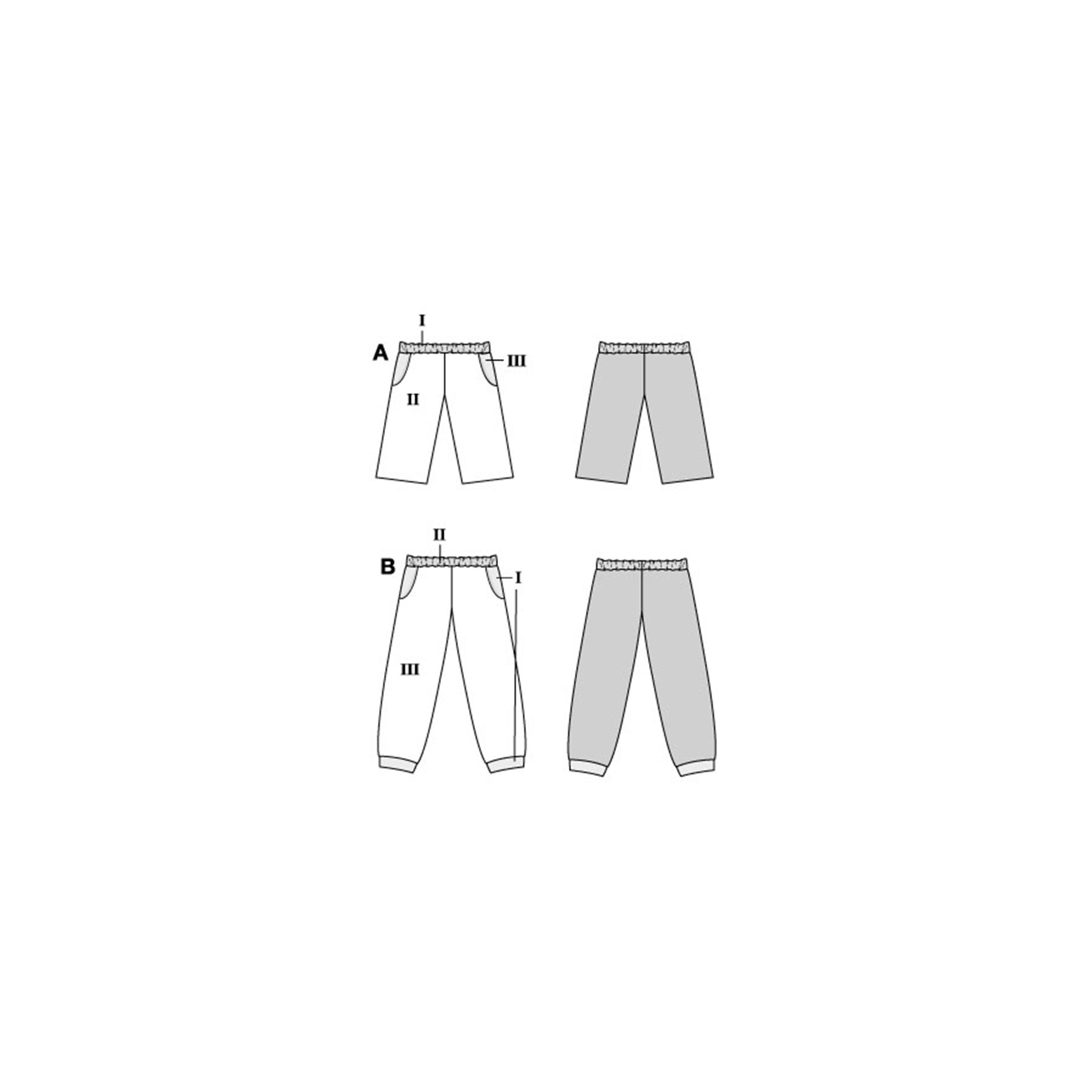 Burda Style Schnittmuster Nr. 9182 - Shirthose für Kinder – Bild 6
