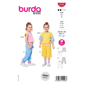 Burda Style Schnittmuster Nr. 9182 - Shirthose für Kinder